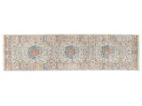 Mira Rug - Coral red / Light green