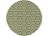 Zellige Rug - Green / Beige