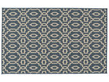 Zellige Rug - Blue / Beige