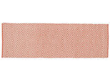 Solveig Rug - Coral red / White