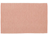 Solveig Rug - Coral red / White