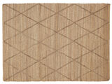 Diamond Jute Rug - Beige