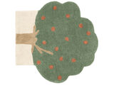 Apple tree Rug - Green / Terracotta