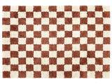 Chessie Rug - Rust red / Off white