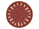 Winterland Rug - Red / Beige