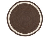 Pella Line Rug - Brown / Off white