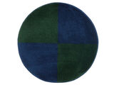 Sandro Block bath mat - Dark blue / Dark green