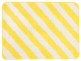 Bianca Stripe bath mat - Yellow / Off white