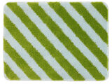 Bianca Stripe bath mat - Light green / Light blue