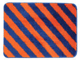 Bianca Stripe bath mat - Blue / Orange