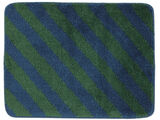 Bianca Stripe bath mat - Dark blue / Dark green