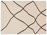 Medina 絨毯 - ナチュラルホワイト / ダークブラウン