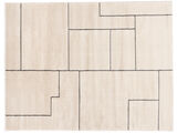 Geopolis Rug - Cream white / Grey