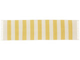 Cotton stripe Teppe - Gul