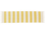 Cotton stripe Tapis - Jaune