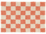 Chessie Rug - Coral red / Off white