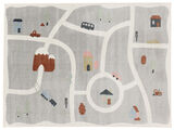 Road map Rug - Light grey / Multicolor