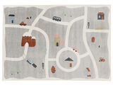 Road map Rug - Light grey / Multicolor