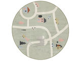 Road map Rug - Green / Multicolor