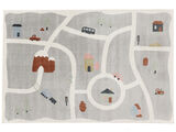 Road map Rug - Light grey / Multicolor