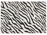 Zebras Rug - Black / Cream white