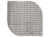 Flowie Rug - Silver grey