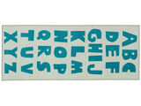 Alphabet Rug - Light green / Green