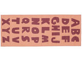 Alphabet Rug - Pink / Red