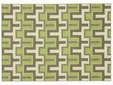 Mona Rug - Olive green