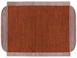 Glasgow Rug - Rust red / Purple