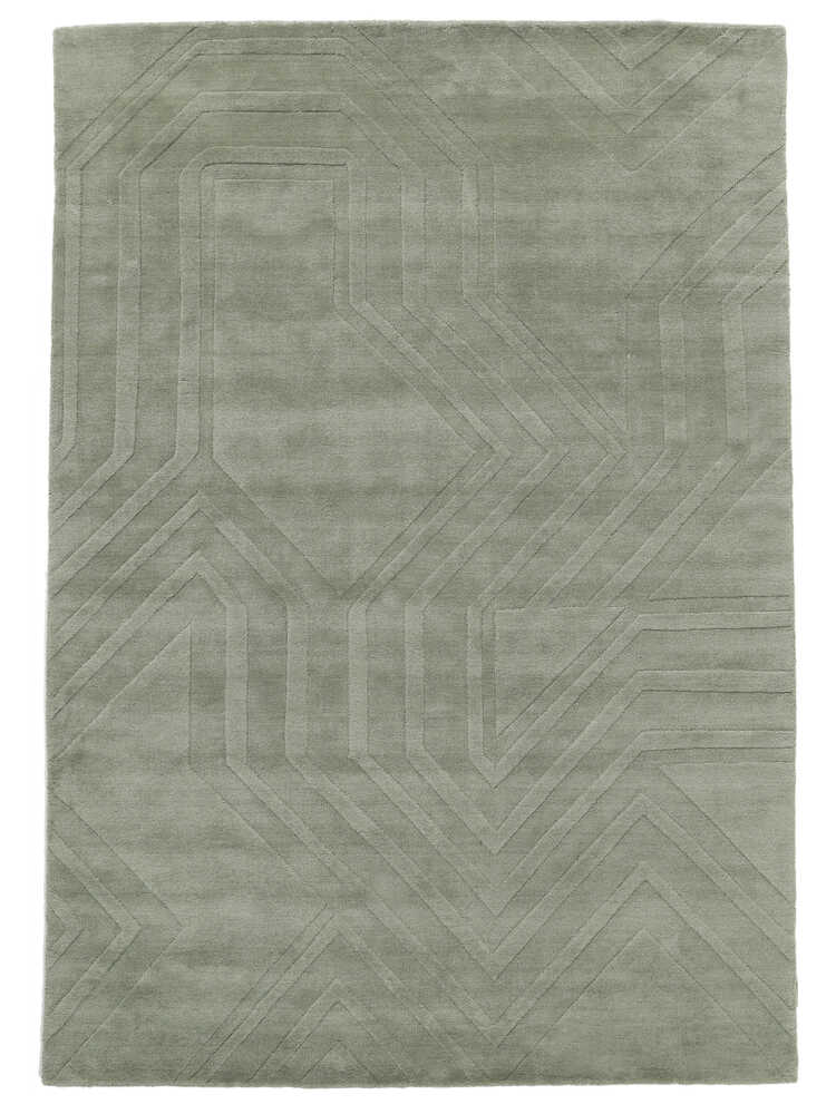 Labyrinth 絨毯 - 薄緑色 250x350 - CarpetVista
