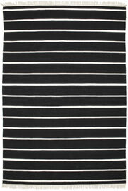 
    Dhurrie Stripe - Black / White - 220 x 320 cm
  