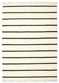 
    Dhurrie Stripe - White / Black - 140 x 200 cm
  