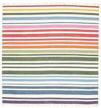 
    Rainbow Stripe - Multicolor - 200 x 200 cm
  