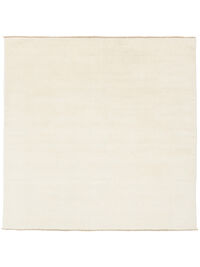 
    Handloom fringes - Ivory white - 200 x 200 cm
  