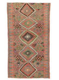 
    Kilim Vintage Turkish - Brown - 163 x 297 cm
  