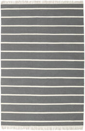 
    Dhurrie Stripe - Grey - 160 x 230 cm
  