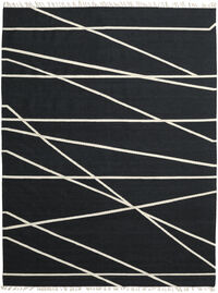 
    Cross Lines - Black / Off white - 250 x 350 cm
  
