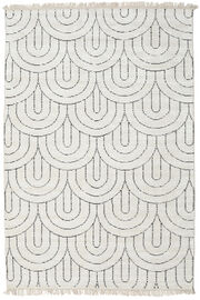 
    Vanya - Cream white / Charcoal grey - 140 x 200 cm
  