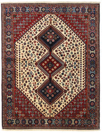 
    Yalameh - Dark red - 155 x 198 cm
  