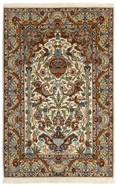 
    Isfahan silk warp - Brown - 130 x 201 cm
  