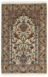 
    Isfahan silk warp - Brown - 127 x 200 cm
  