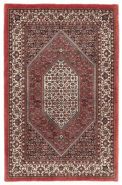 
    Bidjar with silk - Red - 95 x 146 cm
  