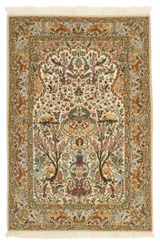 
    Isfahan silk warp - Beige - 115 x 170 cm
  