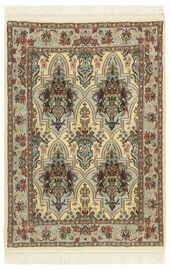 
    Isfahan silk warp - Brown - 75 x 108 cm
  