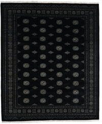 
    Pakistan Bokhara 3ply - Black - 247 x 295 cm
  