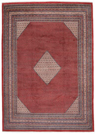 
    Sarouk Mir - Dark red - 293 x 410 cm
  