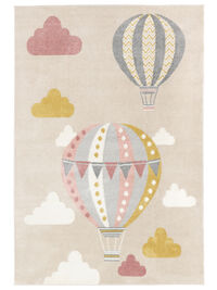 
    Balloon Ride - Beige / Pink - 140 x 200 cm
  