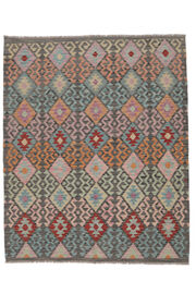 
    Kilim Afghan Old style - Brown - 158 x 193 cm
  