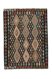 
    Kilim Afghan Old style - Black - 153 x 205 cm
  